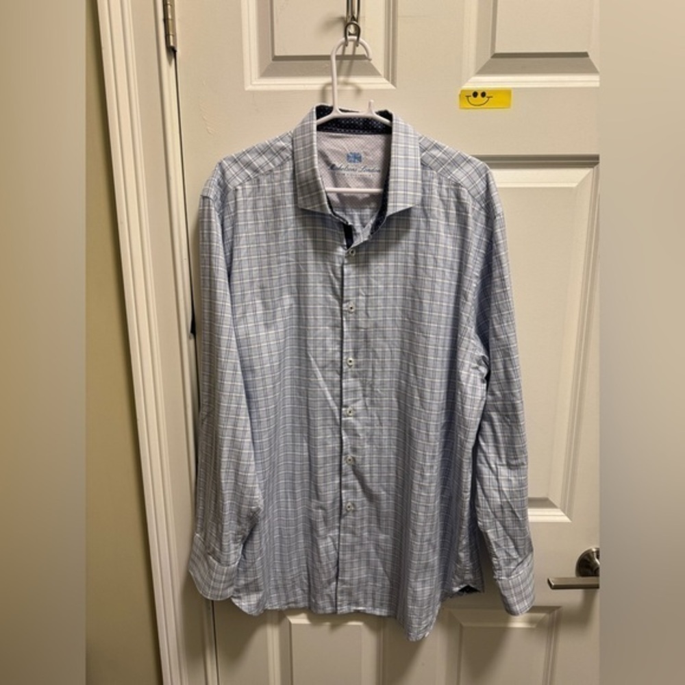 Mens Michelsons of London Long Sleeve Dress Shirt